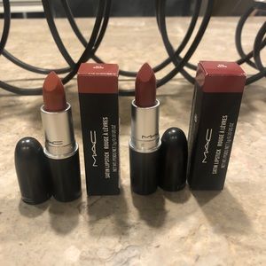 NIB/Mac/Satin Lipstick Set/Retro/Mocha